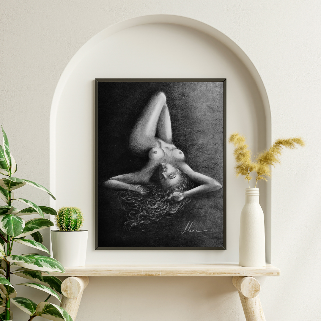 Kohlenbild Gentle presence Original