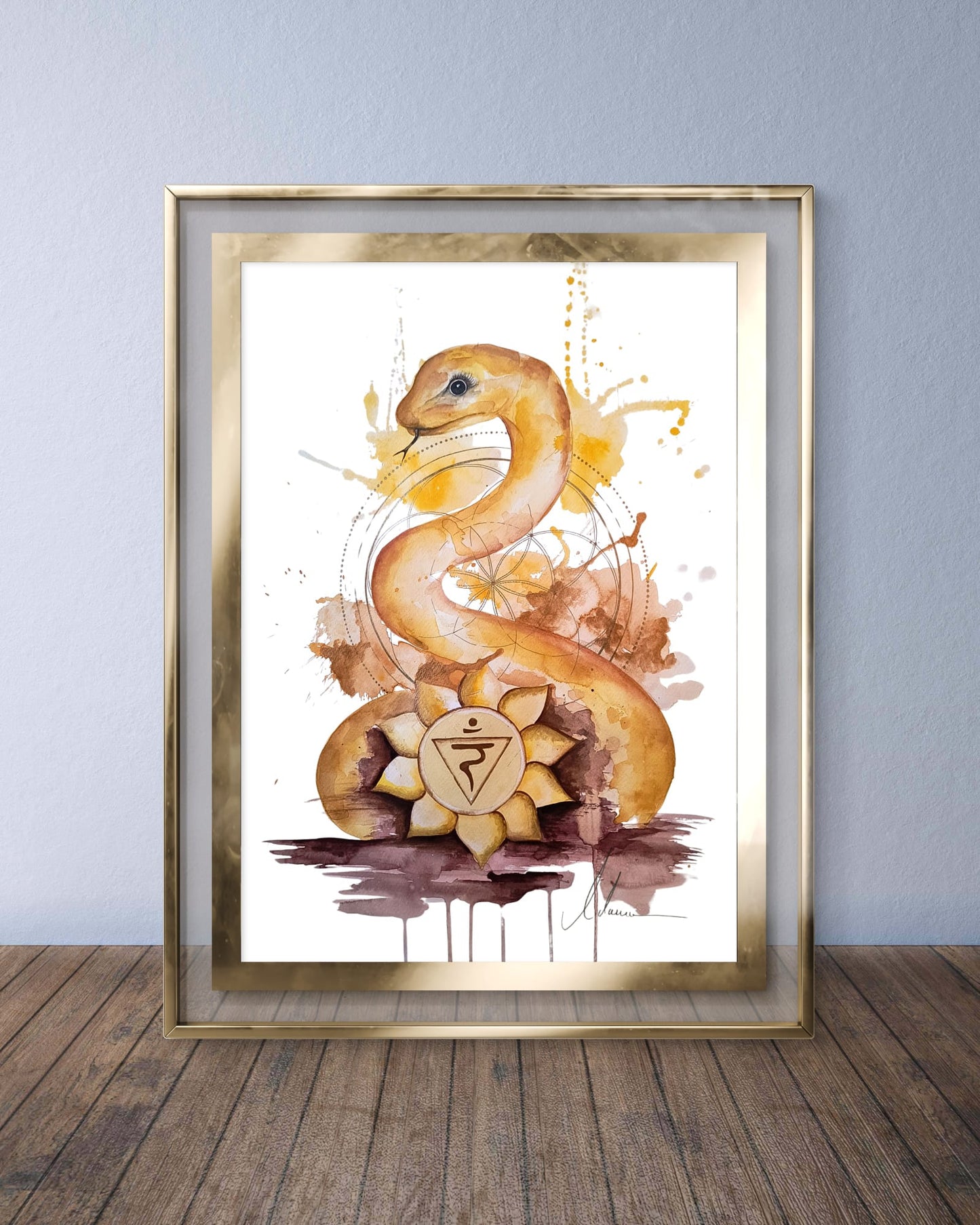 Aquarell "Source of Creation" Original
