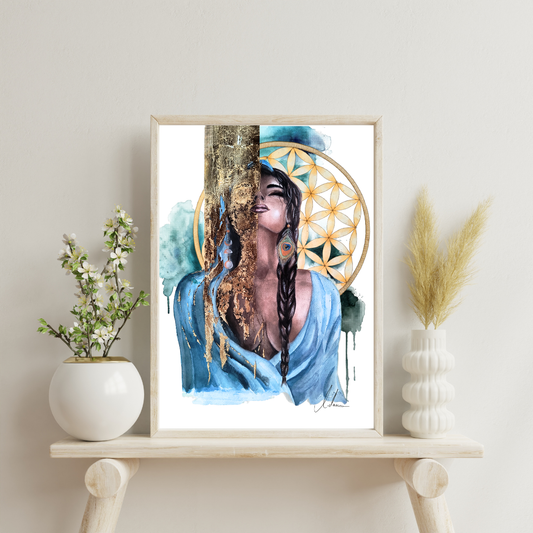 Aquarell "Breath of Light"