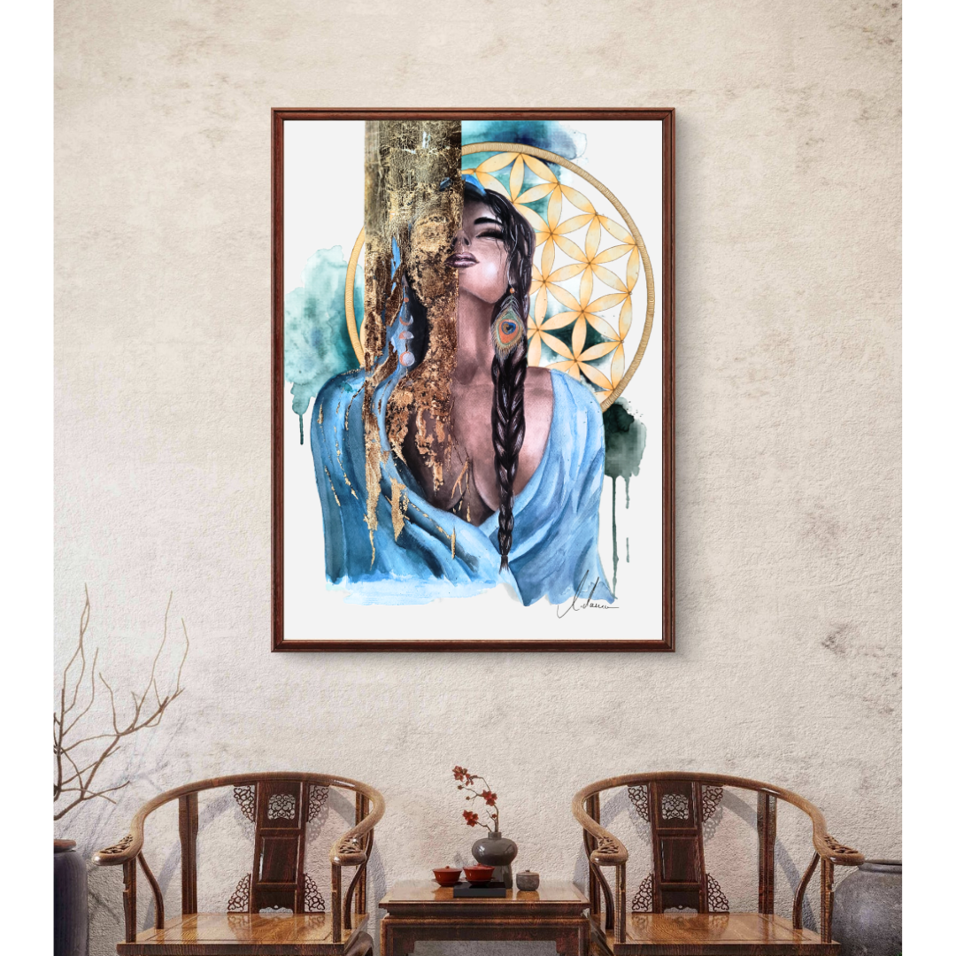 Aquarell "Breath of Light"