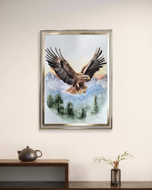 Aquarell "Eagle Spirit"