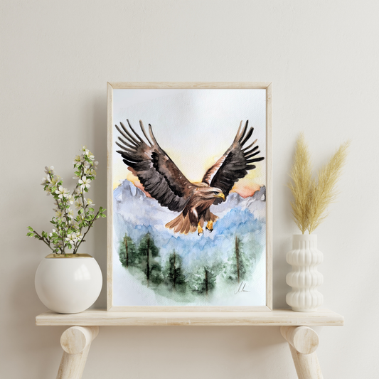 Aquarell "Eagle Spirit"