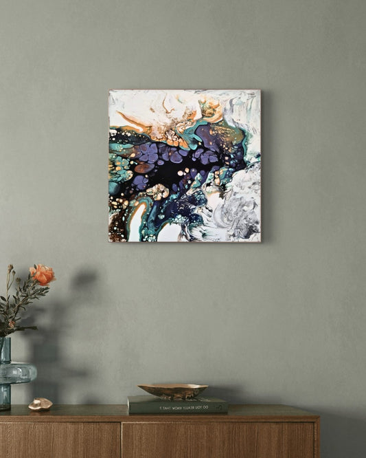 Acryl auf Holzleinwand "Energy of Water" Original