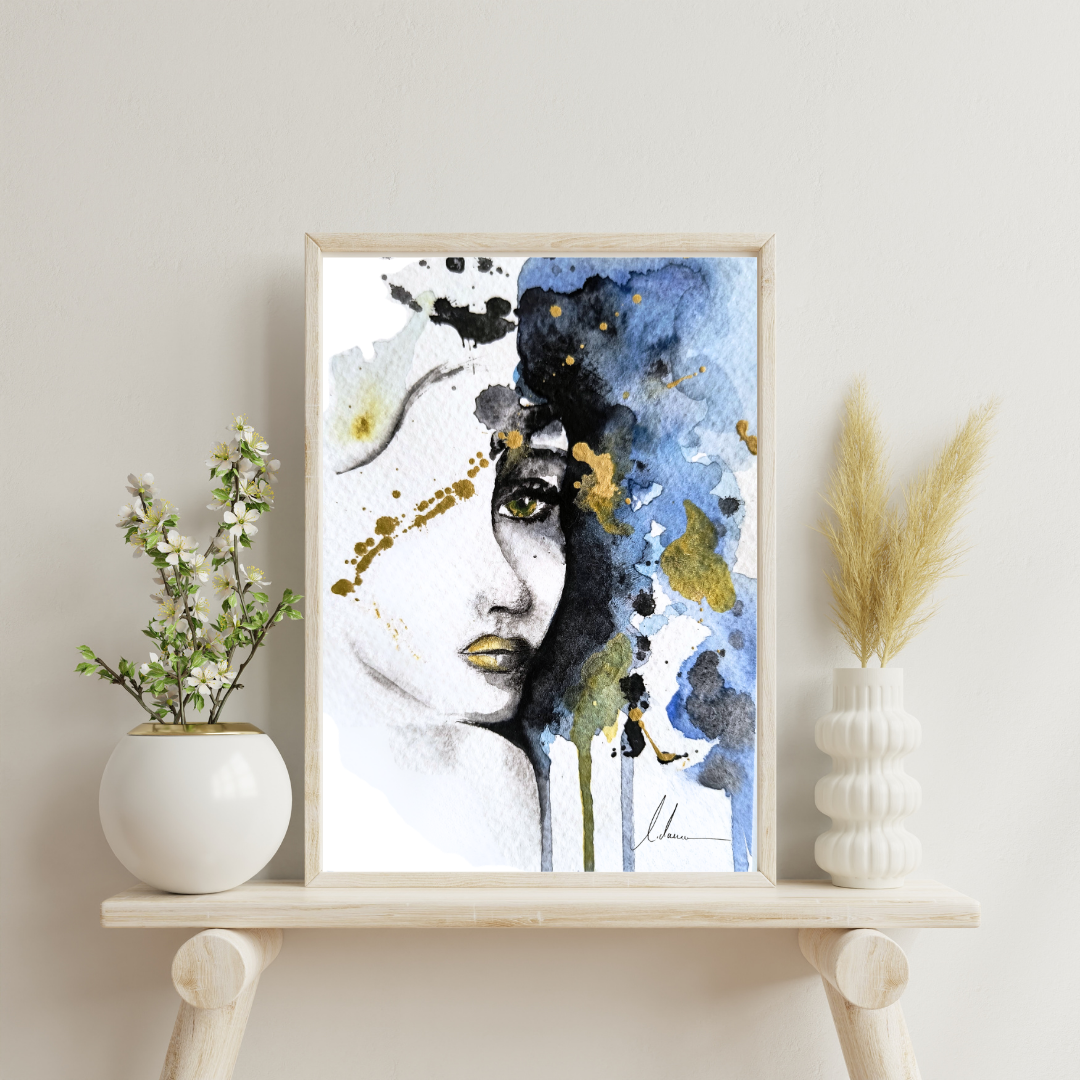 Aquarell "Essence of Elegance"