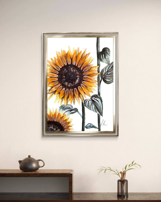 Aquarell "Golden Light"
