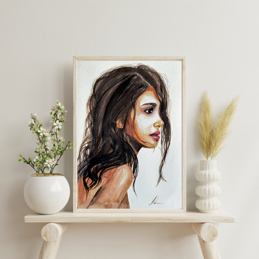 Aquarell Gaze of Grace