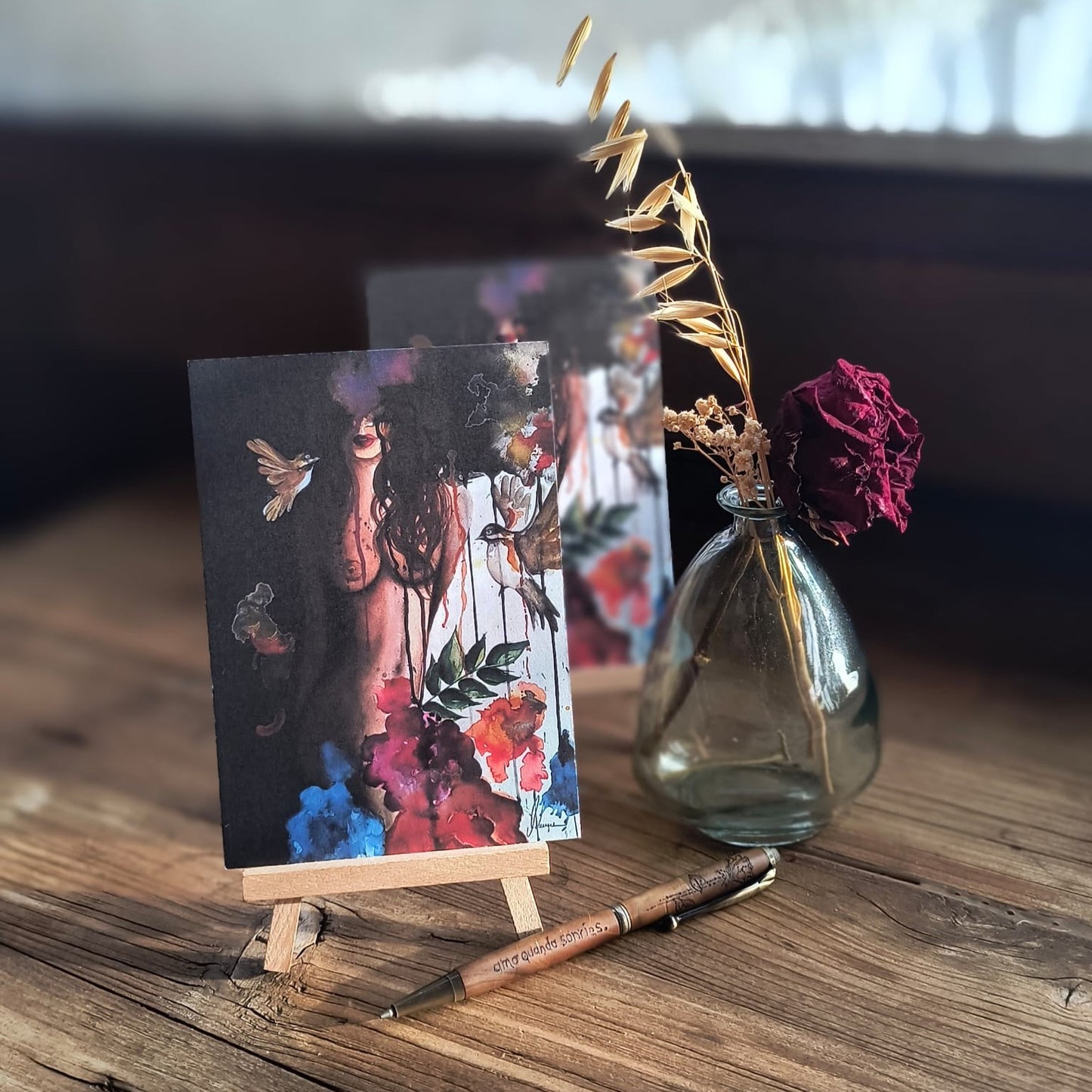 Aquarell "Inner Garden"