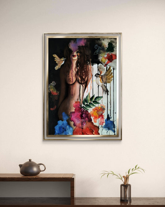 Aquarell "Inner Garden"
