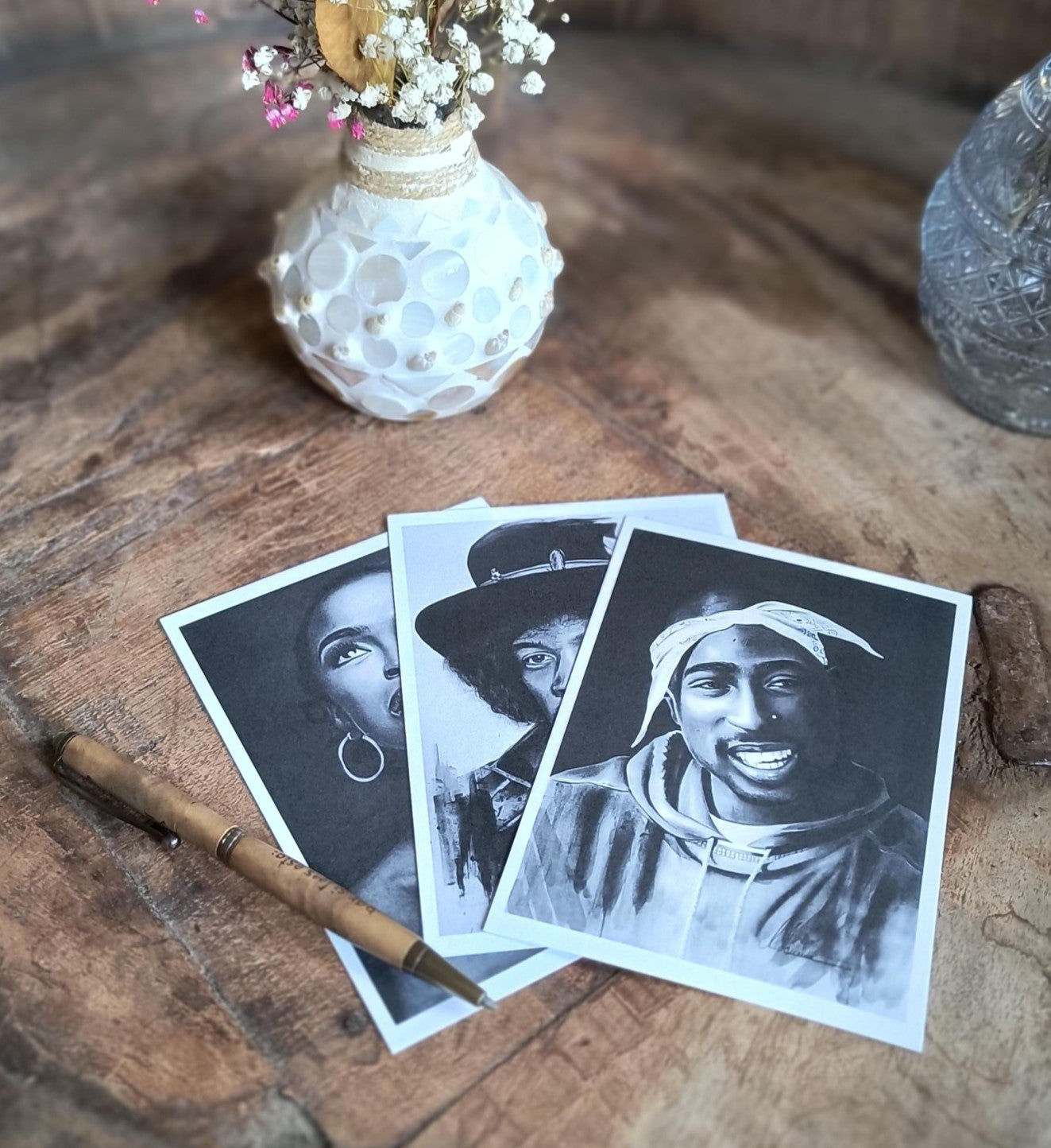 Kohlenbild "Bob Dylan"