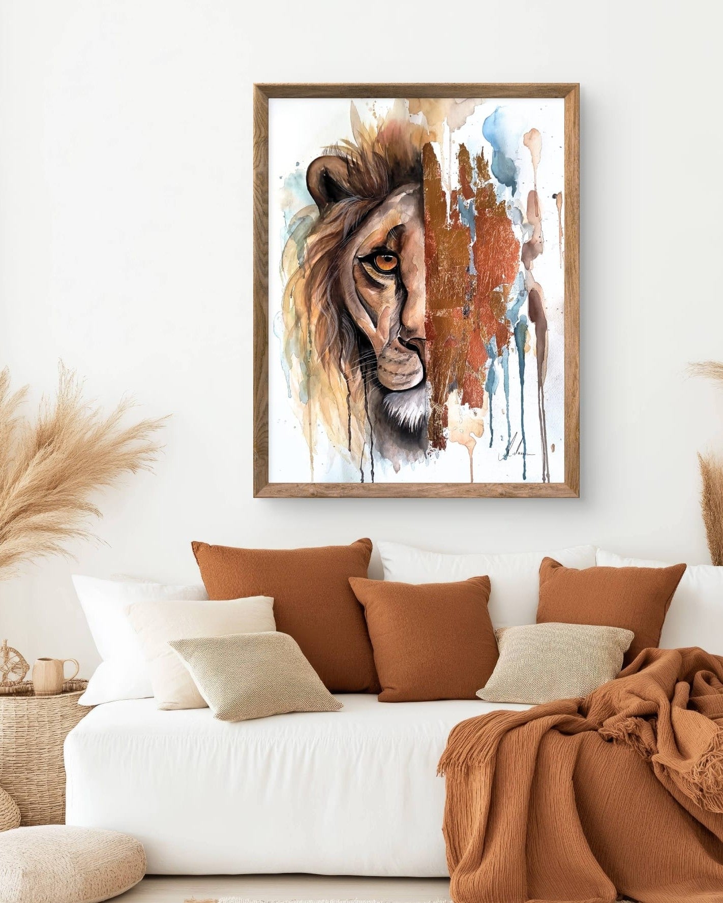 Aquarell "Lionheart"