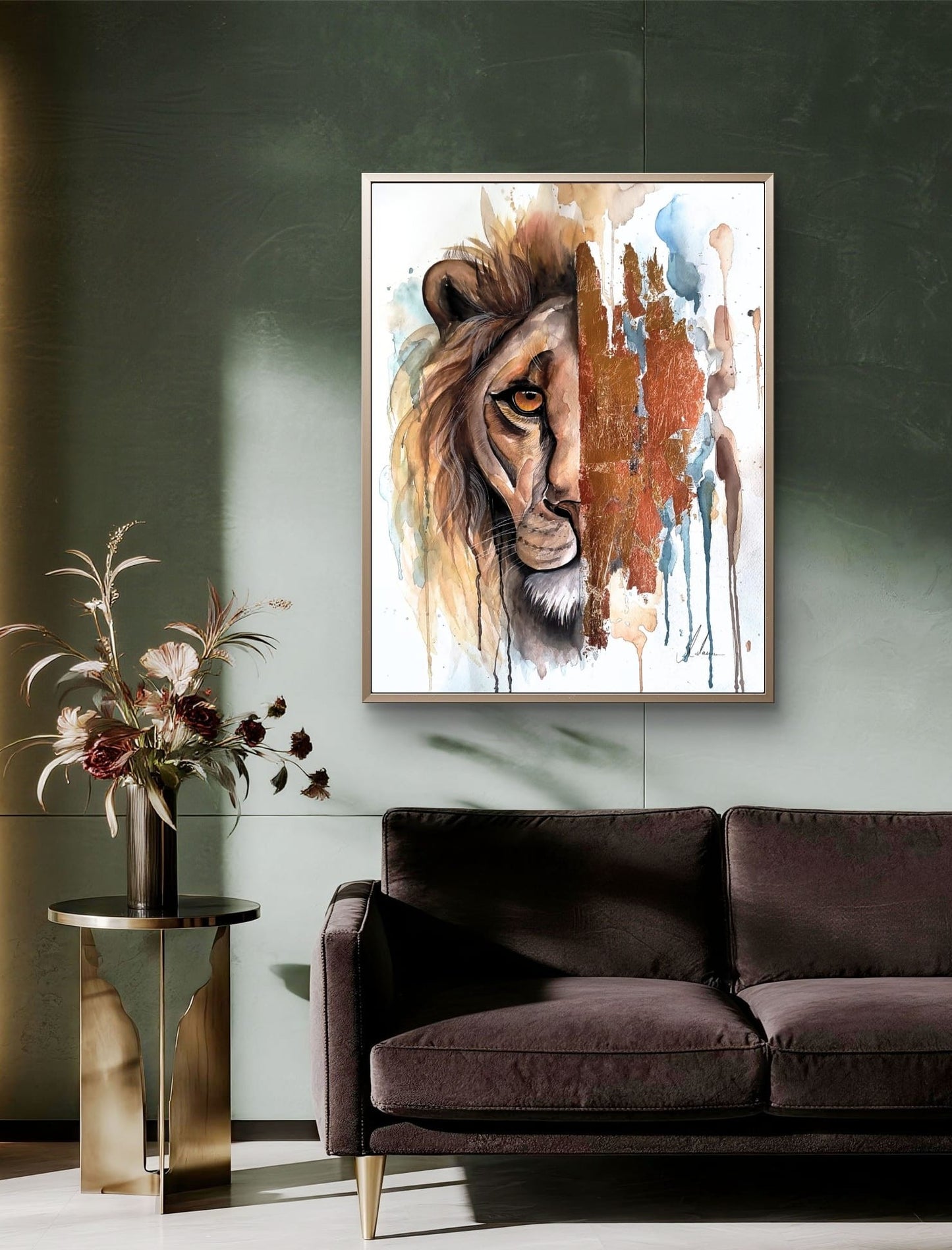 Aquarell "Lionheart"