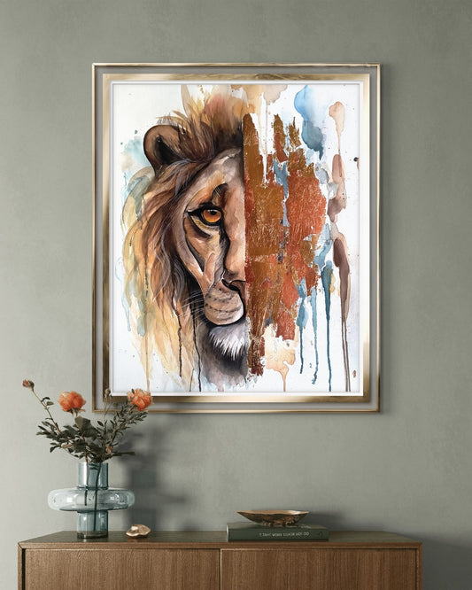 Aquarell "Lionheart" Original