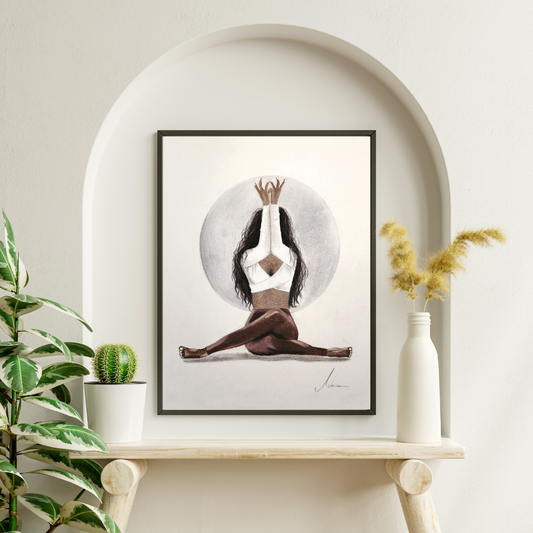 Kohlenbild Lotus