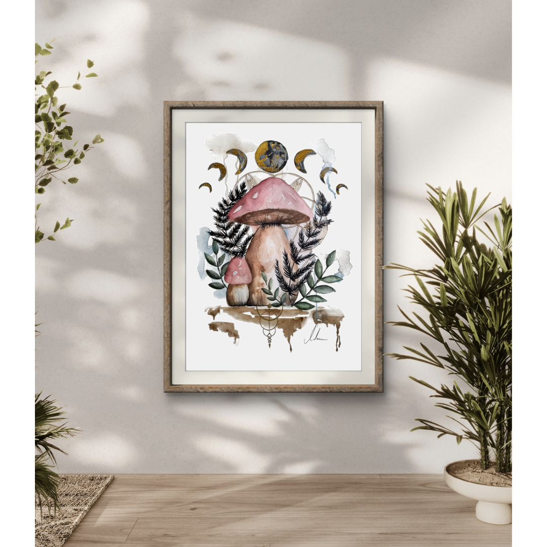Aquarell "Sacred Moonroot"