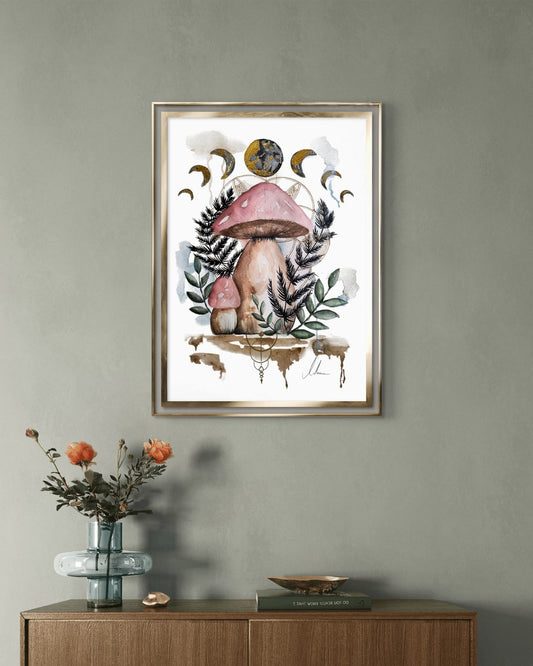 Aquarell "Sacred Moonroot" Original