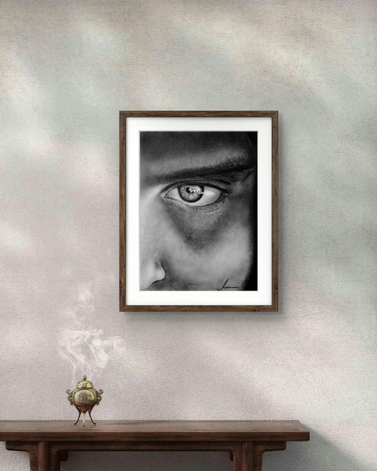 Graphitzeichnung "Unspoken" Original