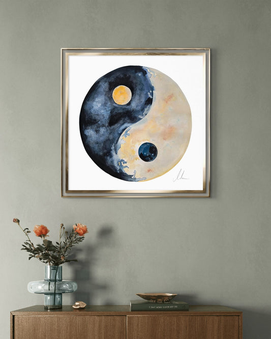 Aquarell "Yin & Yang" Original