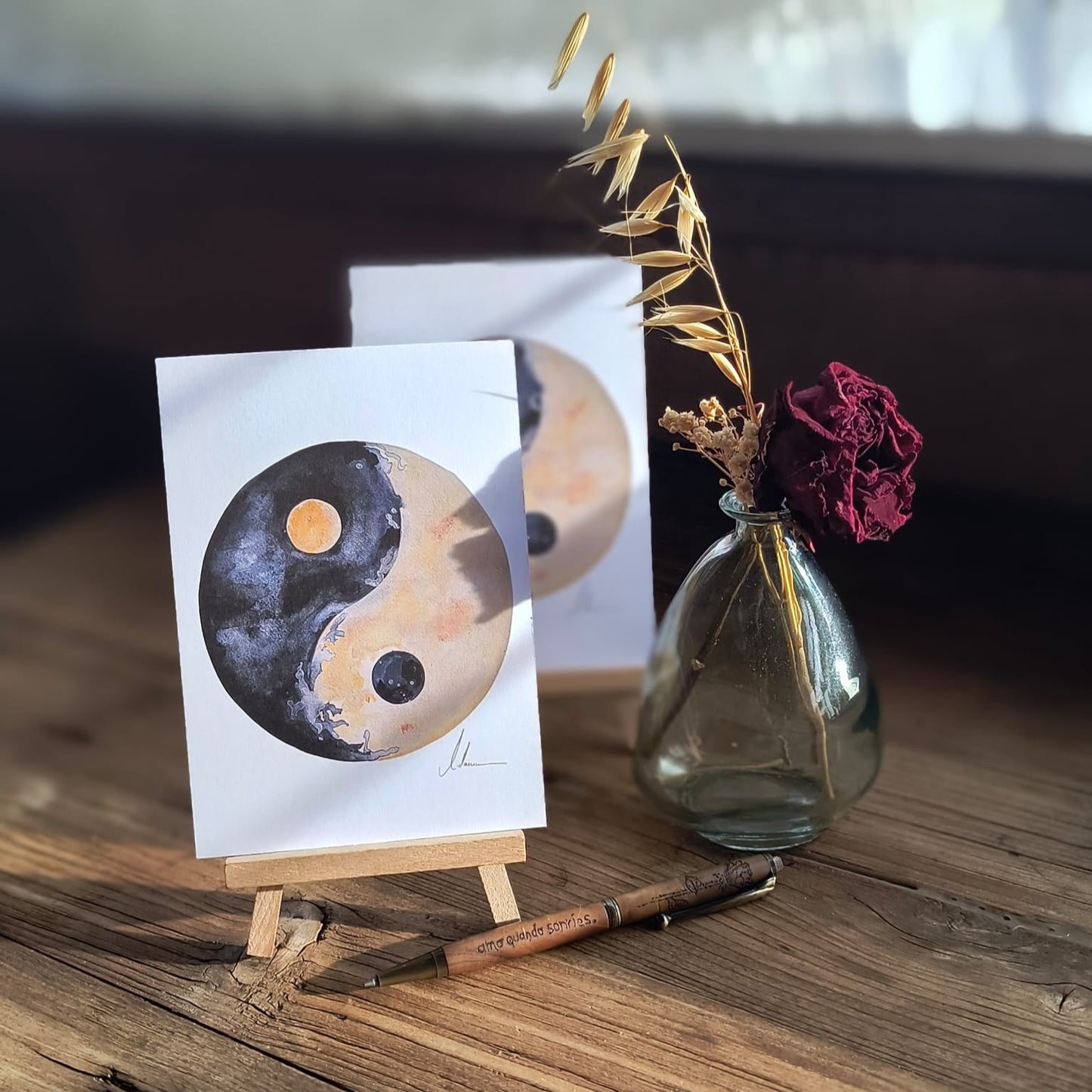 Aquarell "Yin & Yang"