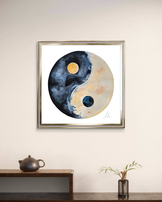 Aquarell "Yin & Yang"