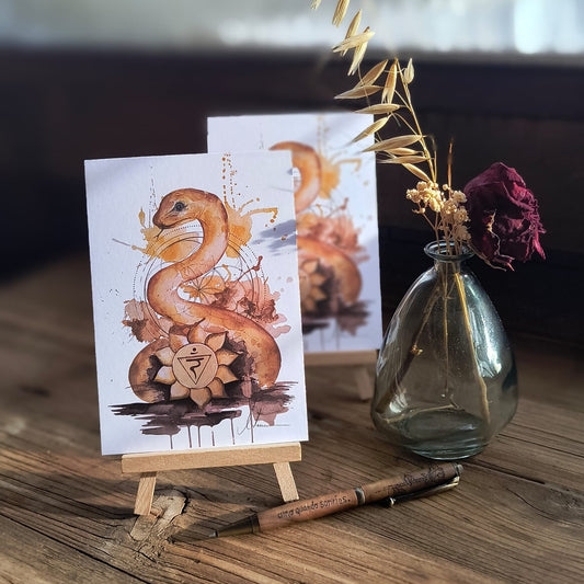Postkarte Aquarell "Source of Creation"